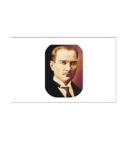Masa Üstü Atatürk Bayrağı 15x23cm Masa Bayrağı