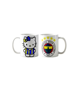 Ghostbastır Design Fenerbahçe Hello Kitty Kupa Bardak Tek Adet K0110