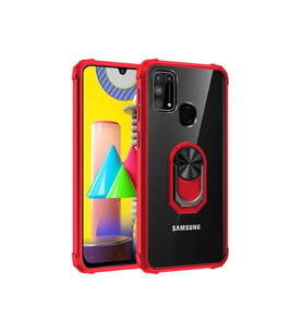 Samsung Galaxy M31 Uyumlu Kılıf Zore Mola Kapak (Kırmızı)