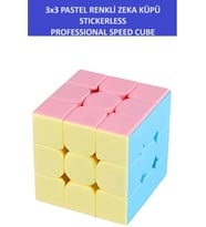 3x3 Profesyonel Pastel Renkli Speed Cube  Zeka Sabır Küpü