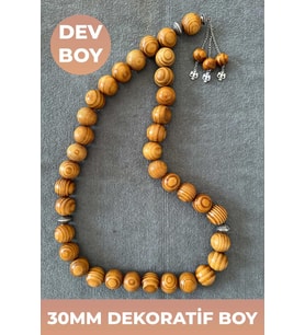 Dev Boy Dekoratif Amaçlı Bambu Ağacı Tesbih