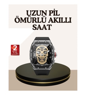 Mey İthalat® Dokunmatik Akıllı Saat Sesli Asistanlı Geniş Özellikli