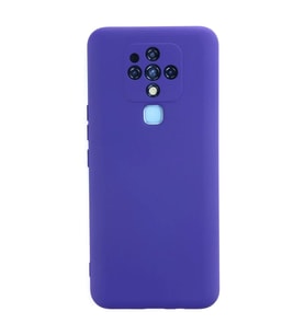 Newface Tecno Camon 16 Kılıf Nano içi Kadife Silikon - Mor