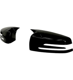 Mercedes Benz W204 2007-2014 Batman Yarasa Ayna Kapağı Piano Black