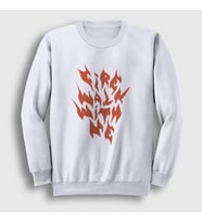 Presmono Unisex Beyaz Fire Walk With Me Twin Peaks Sweatshirt 490143tt (Beyaz)