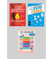 Ata 6.Sınıf Yeni Nesil Sorularla Ben Korkmam Fen Bilimleri + Süper Set + Fen Max