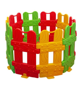 King Kids Bahçe Oyun Çiti (Çok Renkli)