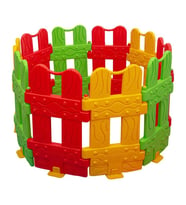 King Kids Bahçe Oyun Çiti (Çok Renkli)