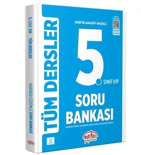 Editör 5.Sınıf Tüm Dersler Vip Soru Bankası