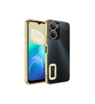 Vivo Y16 Uyumlu Kılıf Kamera Korumalı Logo Gösteren Zore Omega Kapak
