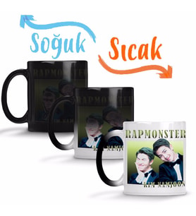 Namjoon Rapmonster Sihirli Kupa Bardak Porselen