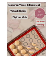 Yıkanabilir Silikon Makaron Yapıcı ve Pişirici Mat 40x30 cm