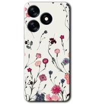 Tecno Spark 10C Kılıf HD Desen Baskılı Kılıf - Mat Çiçek