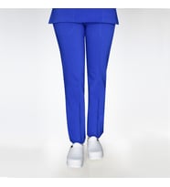 Unisex Saks Mavi Esnek  Likralı Doktor Hemşire Aşçı Tek Alt  Pantolon (SAKS MAVI)