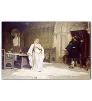 Cakatablo Beyaz Kıyafetli Lady Godiva  MDF Tablo