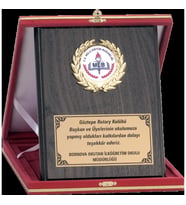 ODAK KUPA - Ahşap Plaketler - PL-013 A - 18x24 cm