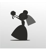 Folyo Sticker Çiçek Atma 70cm Uzunluk (Karışık)