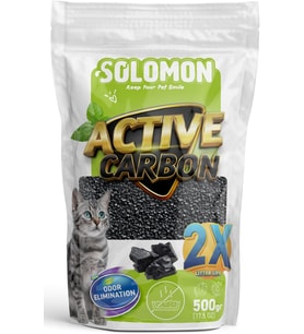Active Carbon 500 Gr Koku Giderici - Kedi Kumu Koku Giderici Kokusuz Kedi Tuvaleti Doğal Kum Kokusu Önleyici Aktif Karbon