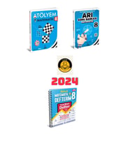 Arı Yayıncılık ARI YAYINCILIK 8.SINIF MATEMATİK LGS EĞİTİM SETİ 2024 (Çok Renkli)