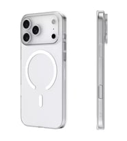 İphone 17 Pro Uyumlu Kılıf M-Safe Şarj Özellikli Arka Kapak Kapak Şeffaf