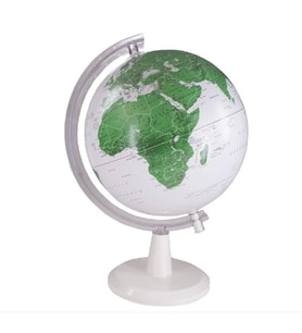GÜRBÜZ 48325 26 CM MODERN RENKLİ SİYASİ KÜRE IŞIKLI + USB GREEN