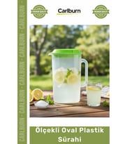#Sürahi Pratik Ergonomik Ölçülü Dayanıklı Kapaklı Buzdolabı Uyumlu İçecek Oval Plastik Sürahi