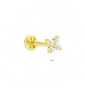 Glorria Altın Kelebek Tragus Piercing