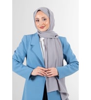 GRİ Harem Scarf Elsa Şal