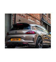 volkswagen scirocco 2014-2018 uyumlu parlak siyah boyalı spoiler-spoyler