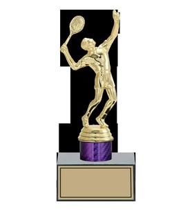 ODAK KUPA - Figürlü Kupalar - Tenis Erkek Figürlü Kupalar FG-002 C - 22 cm