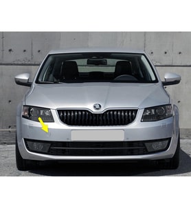 Skoda Octavia 3 2013-2017 Ön Tampon Çeki Demiri Kapağı 5E0807241