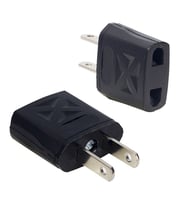 Powermaster PM-9810 Siyah Amerikan Fiş Tersi Çevirici Adaptör - 1 ADET