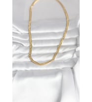 14K Gold Renk Zincir 45 cm Kadın Kolye (CM) (Standart)