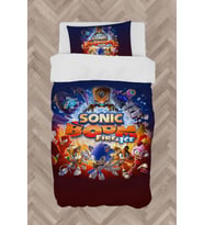 MEKTA HOME BEBEK VE ÇOCUK ODASI Sonic Boom Desenli Nevresim Takımı