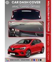 RENAULT CLİO 5 (2019-2023) Torpido Örtüsü Ön Göğüs Koruma Torpido Koruma Birebir Uyum Kaymaz