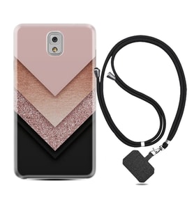 Samsung Note 3 4 5 8 9 20 Ultra 10 Lite Kılıf Boyun Askılı Silikon Great Marble 1405