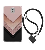 Samsung Note 3 4 5 8 9 20 Ultra 10 Lite Kılıf Boyun Askılı Silikon Great Marble 1405
