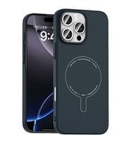 iPhone 16 Pro Max Kılıf M-Safe Şarj Özellikli Kamera Korumalı Elio Sert PC Kılıf