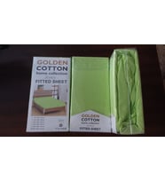 JARSEY LASTİKLİ YATAK ÇARŞAFI ÇİFT KİŞİLİK180X200 FISTIK YEŞİLİ RENK (Açık Yeşil)