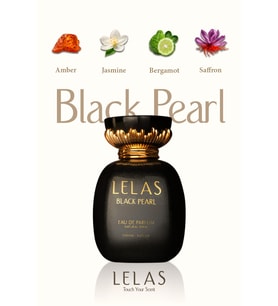 LELAS Pearl 1722 Black Pearl Erkek Parfüm EDP 100 ML – Oryantal Odunsu Kalıcı Koku