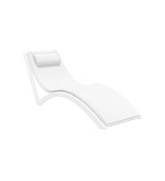 Omnipazar TRK-087 Siesta Minderli Yastıklı Lüks Ergonomik Slim Şezlong
