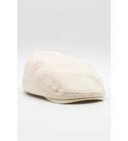 Erkek Düz Pamuklu Koyu Bej Flat Cap Kasket (Çok Renkli)