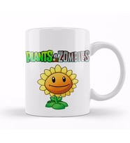 Sunflower Plants ve Zombies Kupa Bardak Porselen