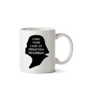 Star Wars Sherlock Vader Silhouette I Find Your Lack iki Tarafı Baskılı Kupa Bardak