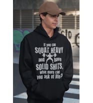 Tasarım Squat Bodybuilding Fitness Gym Baskılı Unisex Oversize Sporcu Hoodie