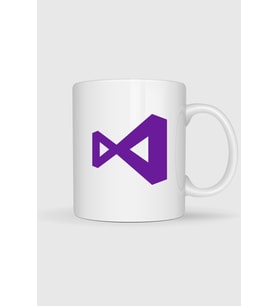 Visual Studio Logo Tasarımlı Kupa Bardak