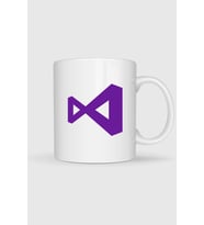 Visual Studio Logo Tasarımlı Kupa Bardak