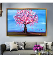 Altın Çerçeveli dekoratif tablo a1024 (Gold)
