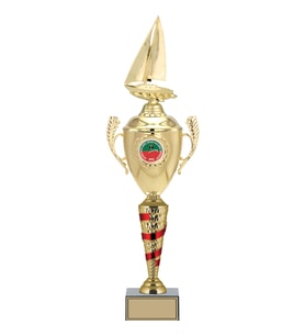 ODAK KUPA - Figürlü Kupalar - Yelken Figürlü Kupalar FG-082 C - 58 cm