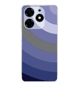 PrintiFy Tecno Spark 10 Pro Uyumlu Kamera Korumalı Renk Cümbüşü D Tasarımlı Şeffaf Silikon Kılıf